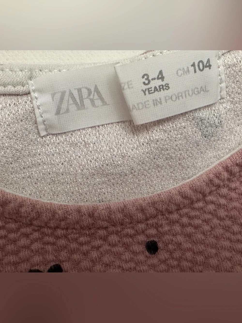Zara girl’s pink
